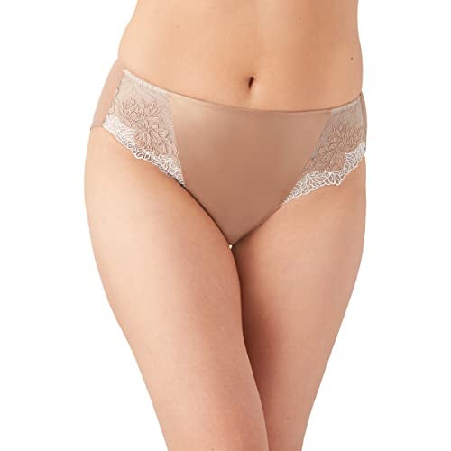 Wacoal Women's Side Note Hi Cut Brief Panty, Roebuck, Medium