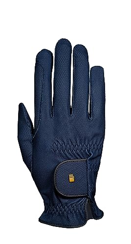 Roeckl Roeck-Grip Junior Sports Riding Gloves, Kids Summer Gloves, Navy 4