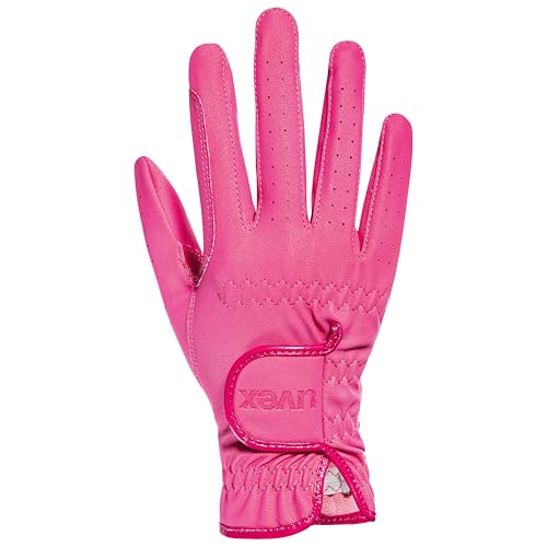 uvex sportstyle kid - stretchy riding gloves for children - durable - excellent grip - pink - 4
