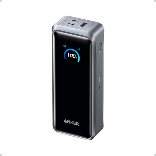 Anker Prime Power Bank, 26,250mAh 3-Port Portable Charger with 300W Max Output, Two-Way Charging, TSA-Approved, App Control, for MacBook, iPhone 17/16 Series, and More (Base Not Included)