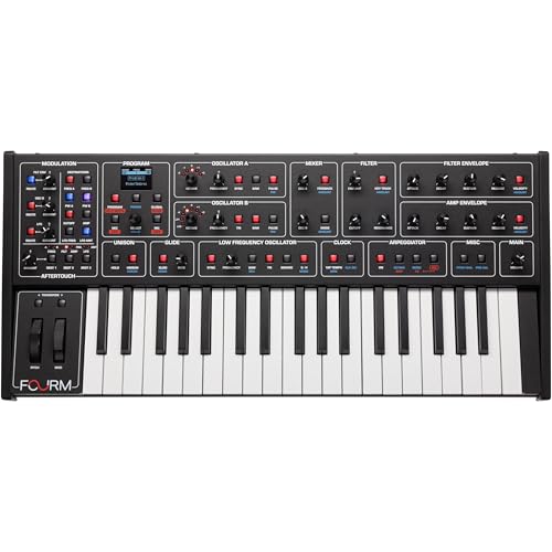 Sequential Fourm Compact Polyphonic Analog Synthesizer