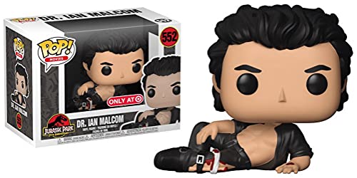 Funko Jurassic Park - Dr Ian Malcolm (Shirtless) Pop! Vinyl Figure - Blue - Warm Color Family