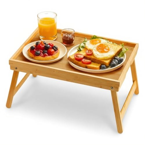 Original Laptop Tablet Underlay Folding Table Bed Tray Breakfast Tray Serving Tray foldable Bed Table tray