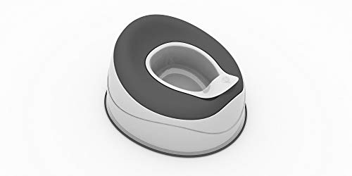 Prince Lionheart Pottypod Squish, Soft Potty, Non-Slip Base, Removable Middle Container, Easy to Clean, Potty Training and Comfortable Cleanliness Training, Grey