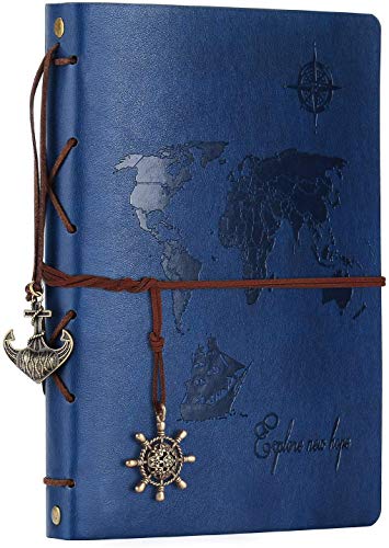 ZEEYUAN Photo Album for DIY 60 Pages 22 x 27.3 cm Vintage Wedding Album Leather Photo Book with Photo Corners as a Gift for Valentine's Day, Birthday and Christmas for Everyone