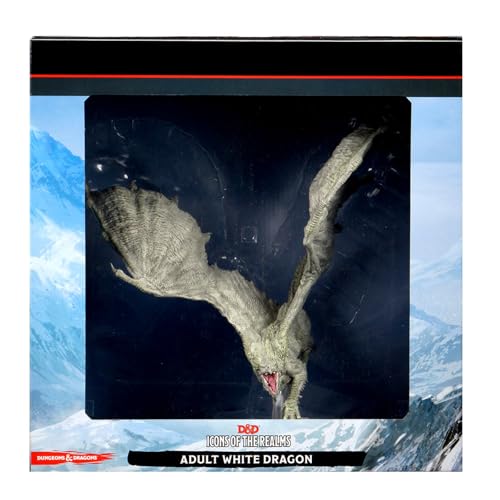 D&D Icons of The Realms: Adult White Dragon Premium Figure