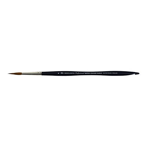 Winsor & Newton Professional Watercolor Sable Brush-Pointed Round #6, 6