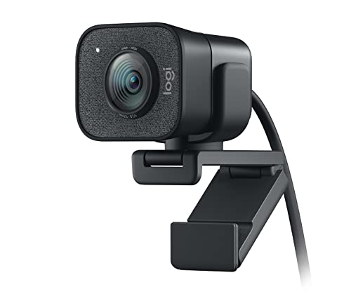 Logitech StreamCam, Live Streaming Webcam, Full 1080p HD 60fps Vertical Video, Smart auto focus And exposure, Dual camera-mount versatility, With USB-C, For YouTube, Gaming Twitch, PC/Mac - Black