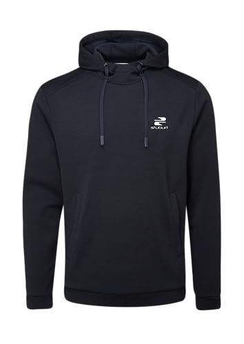 Stuburt Men's Ancash Thermal Moisture Wicking Hoodie, French navy, Large