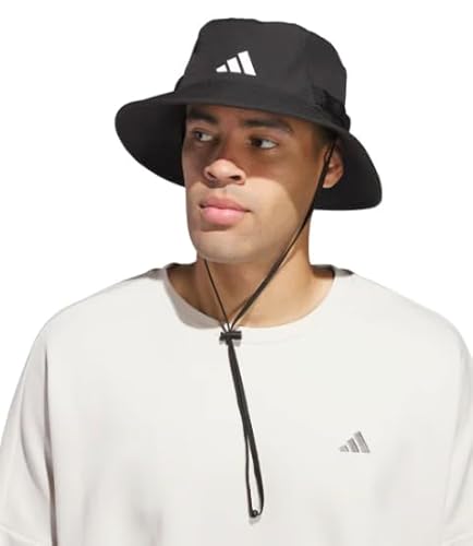 adidas Climacool Unisex Victory Bucket Hat, Black, One Size