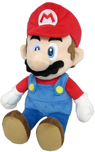 Little Buddy 1583 Super Mario All Star Collection - 1583 - Mario Medium Stuffed Plush, 14""", Multi-Colored