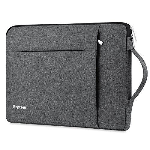 Kogzzen 15 15.6 16 Inch Laptop Sleeve Case Waterproof Shockproof Notebook Bag Compatible with MacBook Pro 16 15/ Dell XPS 15/ Surface Laptop 15/ Chromebook Dell HP Lenovo Acer Asus Samsung - Gray