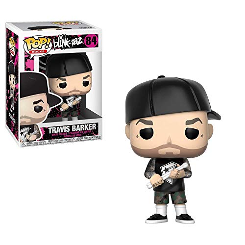 Funko Pop Rocks: Blink 182 - Travis Barker Collectible Figure, Multicolor