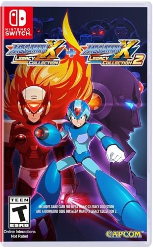 Capcom Mega Man X Legacy Collection 1 + 2 Game for Nintendo Switch
