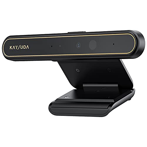 Kaysuda Face Recognition USB IR Camera for Windows Hello, 1080P (Entry Level) Webcam with Dual Microphone for Streaming Video Conference and YouTube Recording for Windows