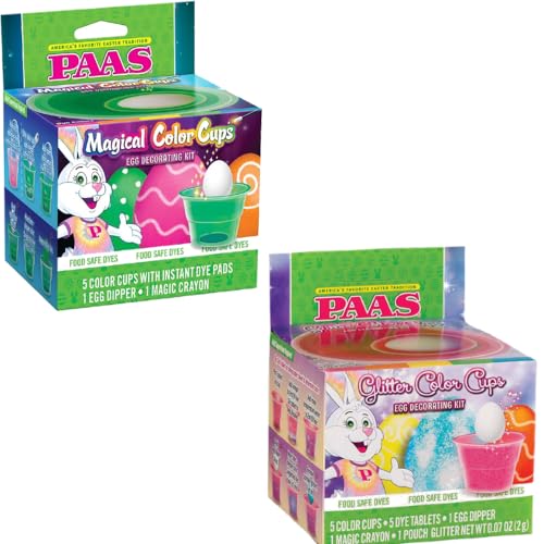 Paas Easter Egg Coloring Cup Kits - 2 Pack
