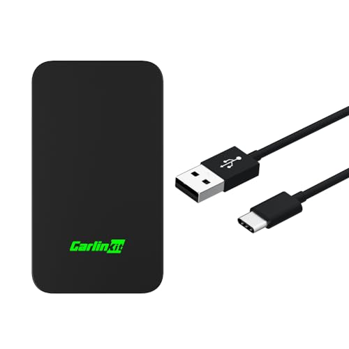 Carlinkit 5.0 2air Wireless CarPlay & Android Auto Wireless Adapter,2 in 1 wireless Adapter for Factory Wired CarPlay and Android Auto Cars,Plug and Play,5GHz WIFI automatic connection