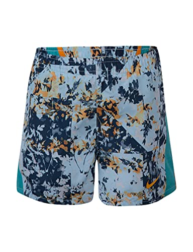 Nike Girl`s Fractal Floral 10K Running Shorts (Teal Tint, 6 Years)