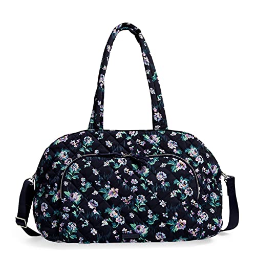 Vera Bradley Performance Twill Weekender Travel Bag, Navy Garden, One Size