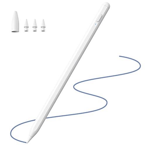 Stylus Pen for iPad, KECOW iPad Pencil 2018/2019/2020, Palm Rejection Stylus Pen, Digital Pen with Tips, Touch Pen with Tilt Detection Function
