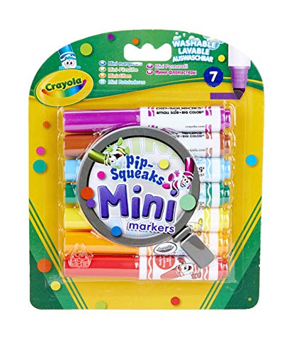 Crayola Washable Pip Squeaks Mini Markers (24 Pieces)
