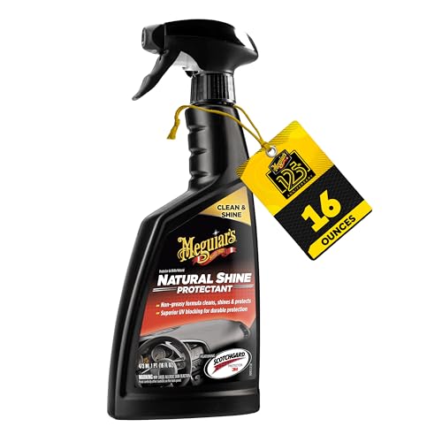 Meguiar G4116 Natural Shine Vinyl and Rubber Protectant, 473ml