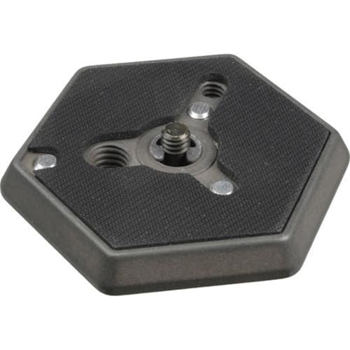 Manfrotto 130-14 Hexagonal Quick Release Mounting Plate 1/4-20-Inch Thread with Flush Mounting Screw