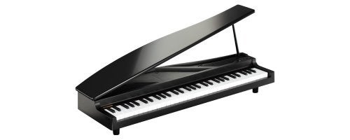 KORG MICROPIANO Micro Piano, Mini Keys, 61 Keys, Black, Built-In 61 Demo Songs, Automatic Playability