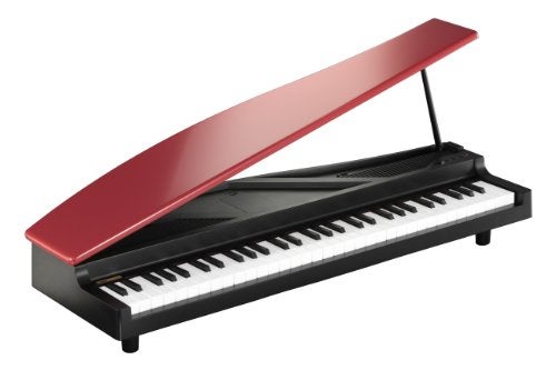 KORG MICROPIANO Micro Piano, Mini Keys, 61 Keys, Red, Built-In 61 Demo Songs, Automatic Playability
