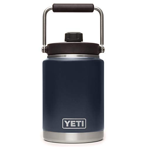 YETI Rambler Half Gallon Jug, Vacuum Insulated, Stainless Steel With MagCap, Navy