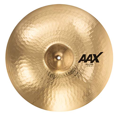 Sabian Crash Cymbal, AAX Thin Brilliant Finish, 19" (21906XCB)