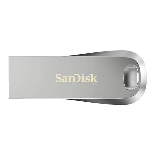 SanDisk SDCZ74-128G-G46 Cruzer Ultra Luxe USB 3.1 Flash Drive, 128GB,Silver