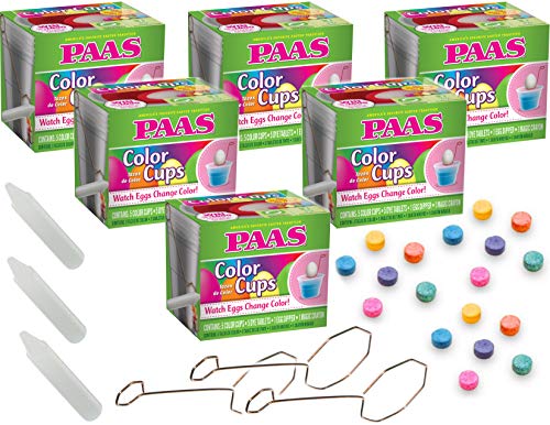 PAAS Easter Egg Coloring Cup Kits - 6 Pack