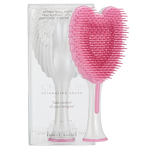 Tangle Angel Cherub 2.0 Kids Hair Brush Gloss White