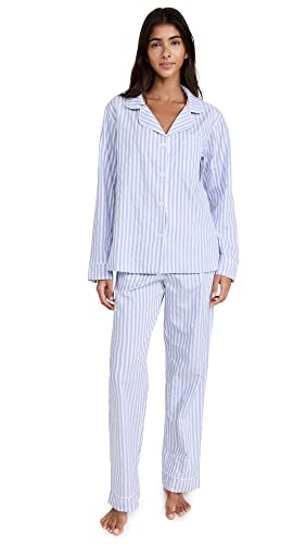 BedHead Pajamas Women's Classic Stripe Pajama Set, Blue 3d, Large