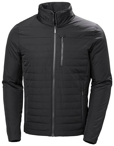 Helly Hansen Men's Crew Insulator Jacket, 980 Ebony, Small
