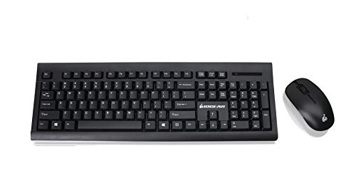 IOGEAR Long Range 2.4 GHz Wireless Keyboard and Mouse Combo GKM552RB