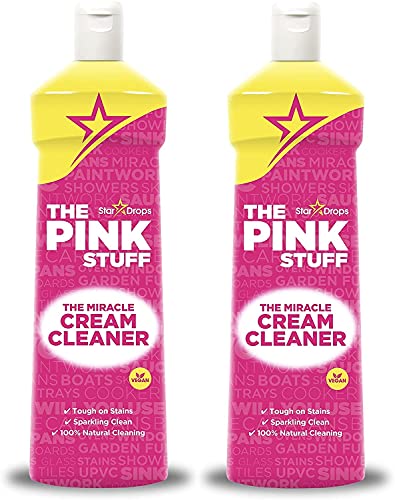 The Pink Stuff Stardrops Miracle Cream Cleaner, 17.6 Fl Oz, 2 Pack