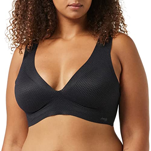 Sloggi Women's Zero Feel Flow Bralette, Black, XS