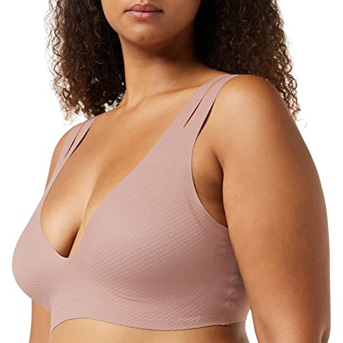 Sloggi Zero Feel Flow Women's Bralette Bustier, Cocoa, L