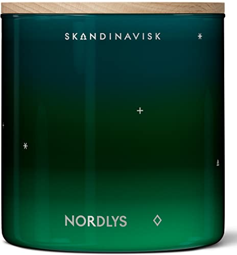 Skandinavisk NORDLYS 'Northern Lights' Scented Candle. 2 Wicks. Fragrance Notes: Arctic Intensity and Celestial Colour, a Symphony for Senses. 14.1 oz.