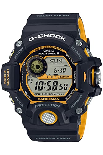 Casio G-Shock Rangeman GW-9400YJ-1JF Black Yellow Tough Solar (Japan Domestic Genuine Products), Black