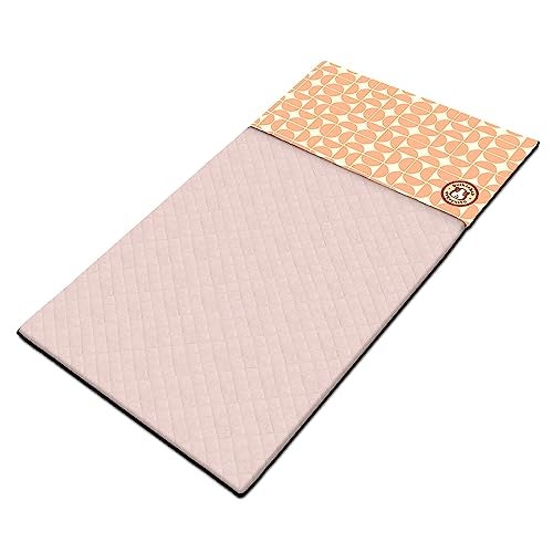 GuineaDad Premium Liner - Peach Pie Fleece Guinea Pig Bedding - Ultra-Plush Reusable Guinea Pig Cage Liner - AirCell Technology - Extra Absorbent Bamboo Pet Supplies - Waterproof Bottom - Midwest