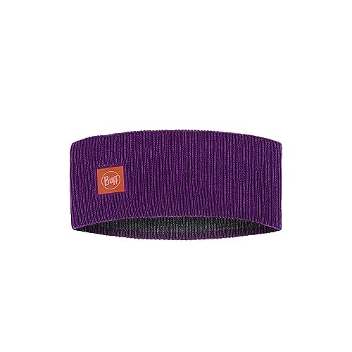 Buff Unisex Adult Purple Crossknit Headband, One Size