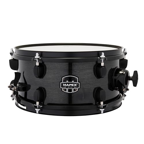 Mapex MPX Maple/Poplar Side Snare Drum - 6 x 12-inch - Black with Black Hardware