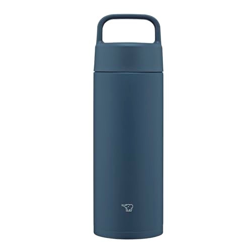 Zojirushi SM-RS50-AD Stainless Steel Mug, Water Bottle, 16.9 fl oz (500 ml), Handle Type, Dishwasher Safe, Seamless Hill, Only 2 Cleaning Points, Navy