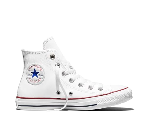 Converse Chuck Taylor All Star Classic High Top Trainers Flat, White, 6.5 US Women