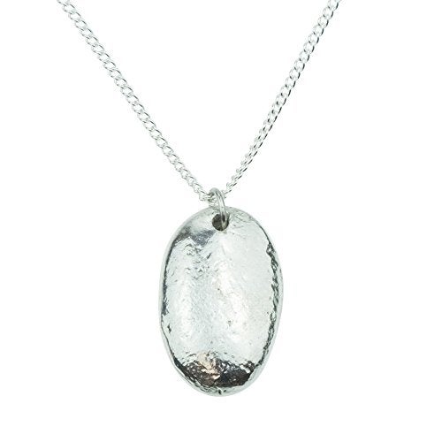 Tin Gift Pebble Pendant - Perect 10 Year Anniversary Unique Gift