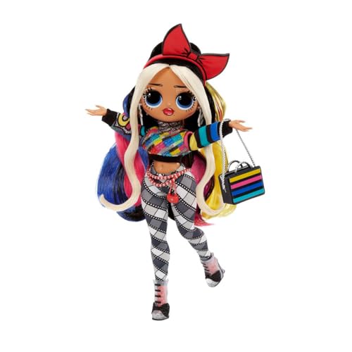 L.O.L. Surprise! OMG Movie Magic Starlette Fashion Doll with 25 Surprises Including 2 Fashion Outfits, 3D Glasses, Movie Accessories and Reusable Playset Great Gift for Girls Ages 4+,Multicolor,577911