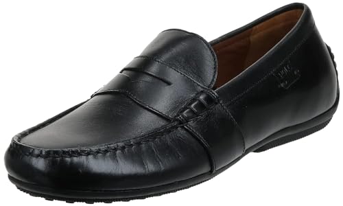POLO RALPH LAUREN Men's Reynold Driving Style Loafer, Black, 11.5